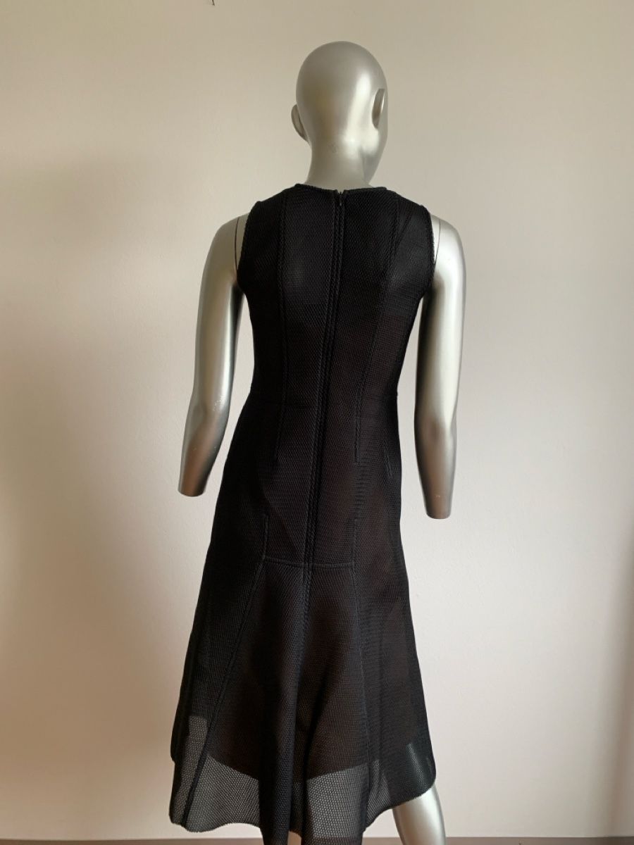Akris Vestiti: AKRIS: Exklusives langes schwarzes Abendkleid mit Mesh, 34 – Nuovo (secondo la descrizione) da Luzern venduto da paulablue 1