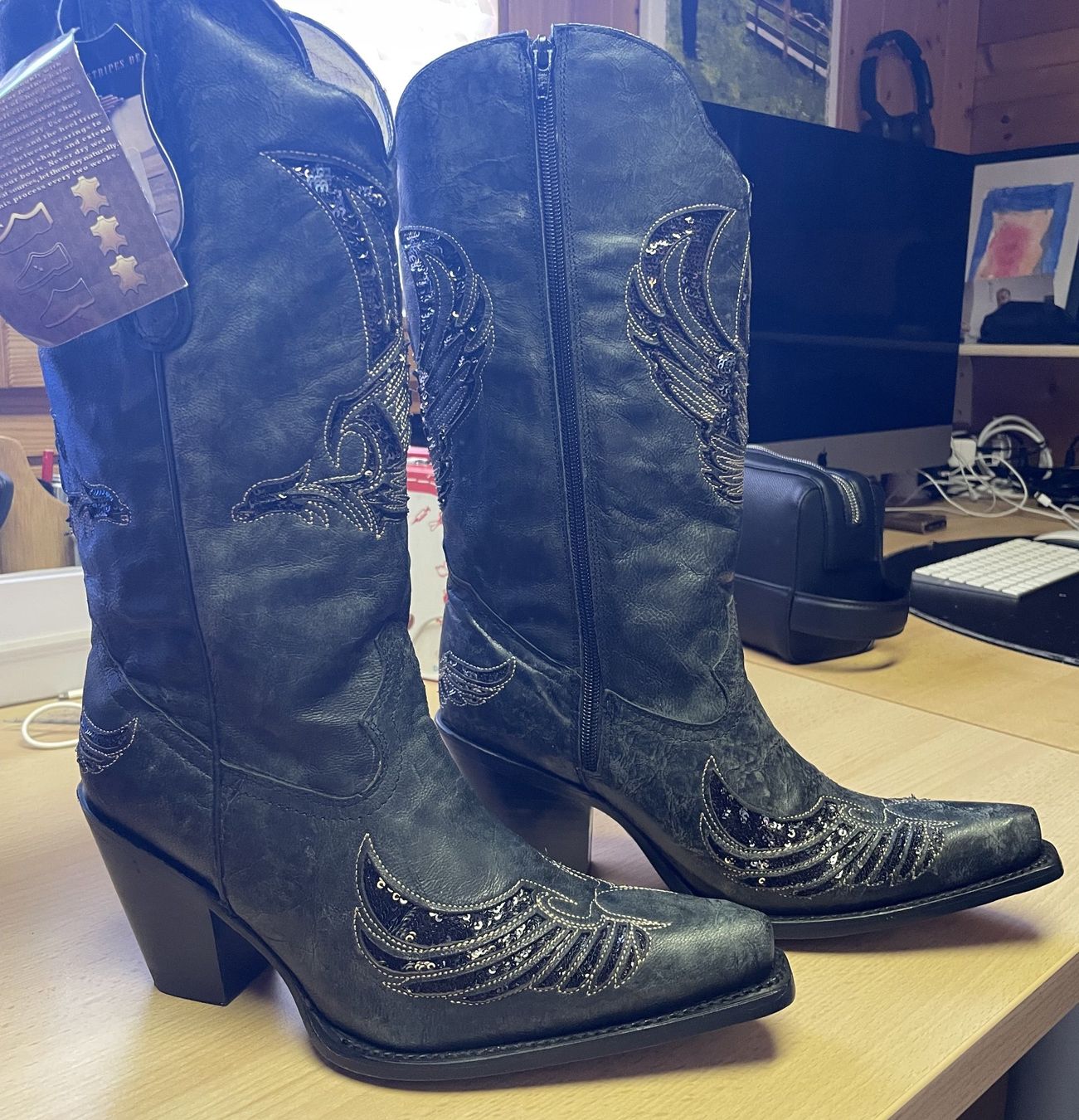 Scarpe da donna: Cowboy Stiefel, Grösse 40, neu! – Nuovo e nell'imballaggio originale da Lax venduto da grengiola 1