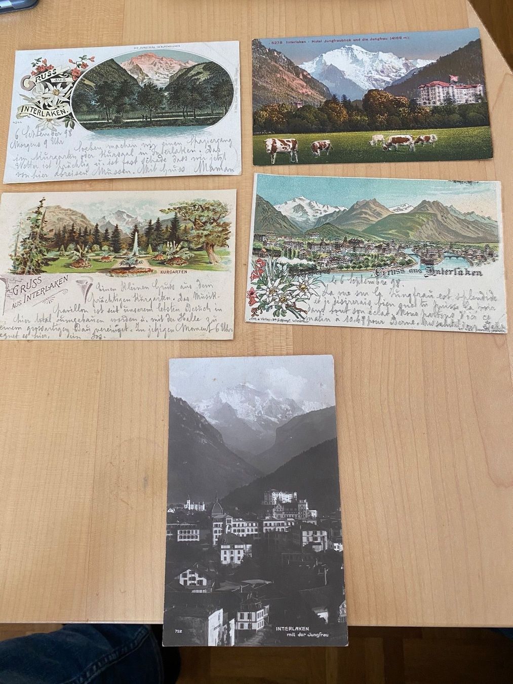 Cartoline postali: Lot Aal Nr 3 Interlaken – Usato da Mosnang venduto da Goldwasser