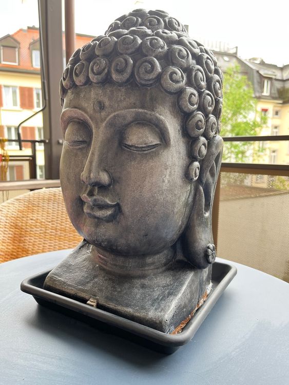 Buddha Kopf auch für den Garten Kaufen auf Ricardo