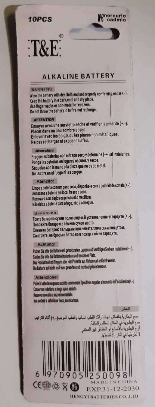 Caricatori & Batterie: 10 Stück AG13 / LR44 / SR44 / 357 Alkaline Batterien – Nuovo e nell'imballaggio originale da St. Margarethen TG venduto da ursk10 1