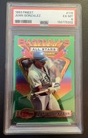 1993 Topps Finest - Juan Gonzalez #116 card PSA 6