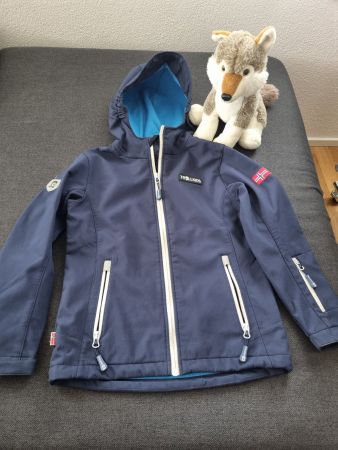 Trollkids Softshelljacke dunkelblau Grösse 140 gebraucht