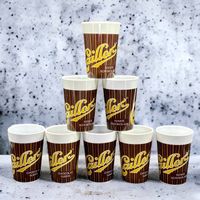 RARE Ensemble 8 gobelets CAILLER Chocolat mélamine ORNAPRESS