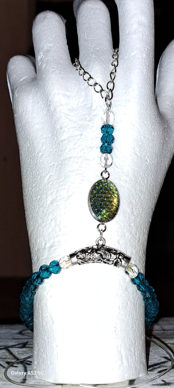Bracciali & Braccialetti: Sklavenarmband mit Kristall Perlen – Nuovo (secondo la descrizione) da Plagne venduto da Reticulum01