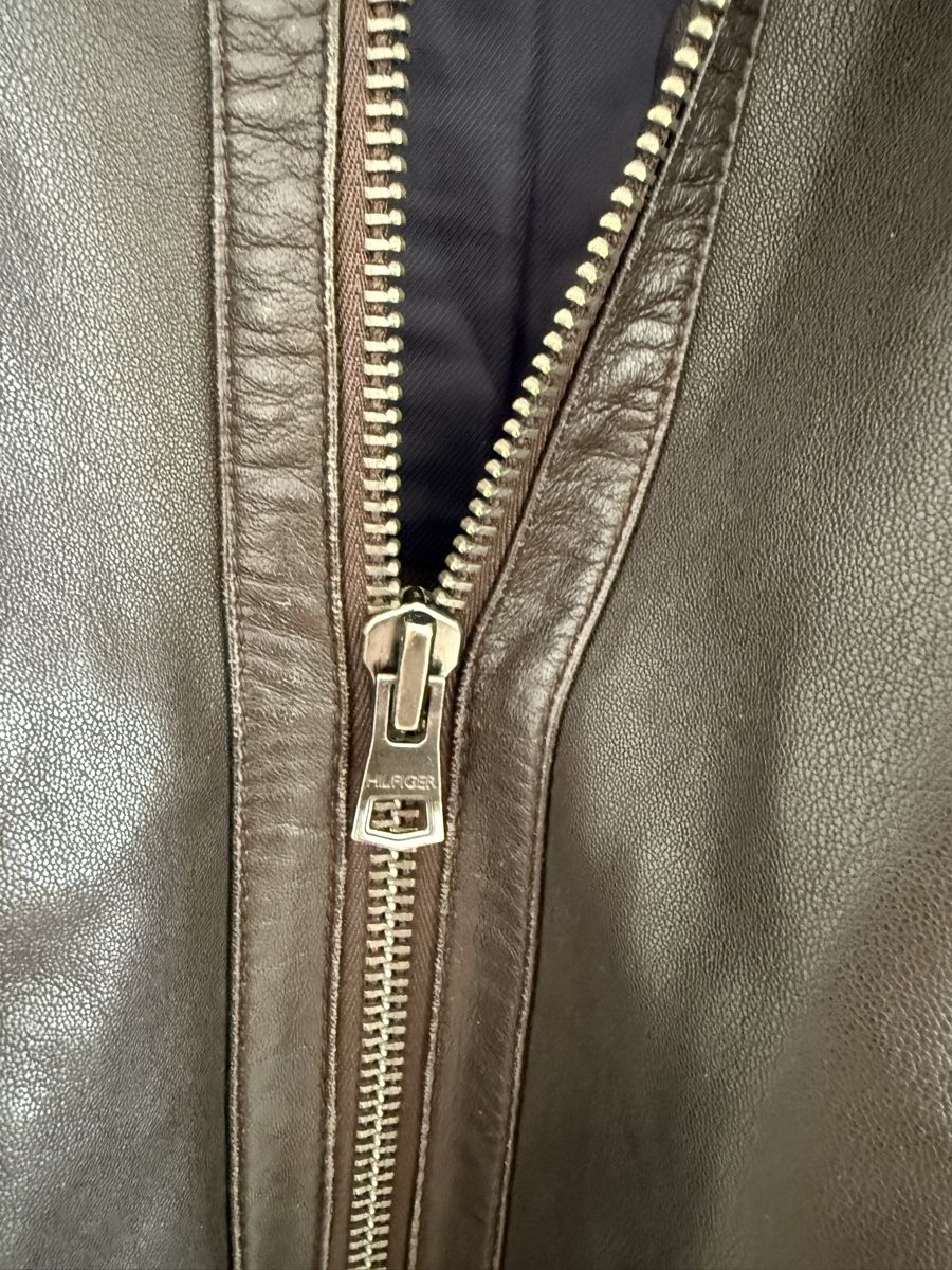 Tommy Hilfiger Giacche: Leather jacket Tommy Hilfiger Man – Usato da Losone venduto da Luciegoesvegan 5