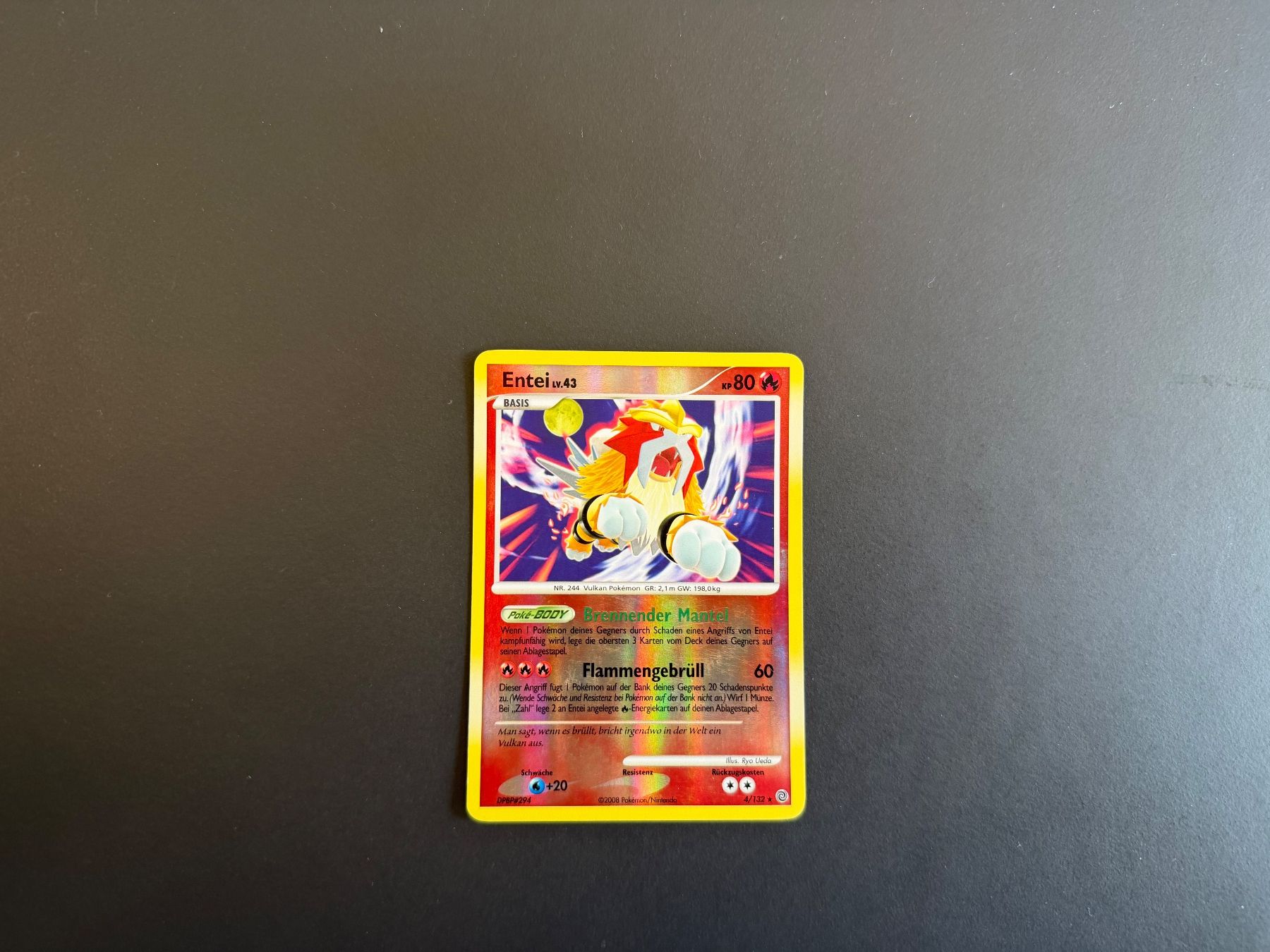 Pokémon Sammelbilder & Trading cards: Entei 4/132 - Reverse Holo – Gebraucht aus Zürich von mountainwizard00