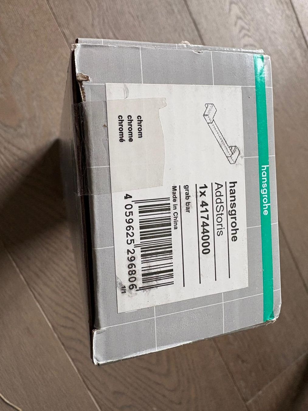 Hansgrohe Wandhalterungen: hansgrohe AddStoris Haltegriff chrom – Neu und originalverpackt aus Pully von aminiata 1