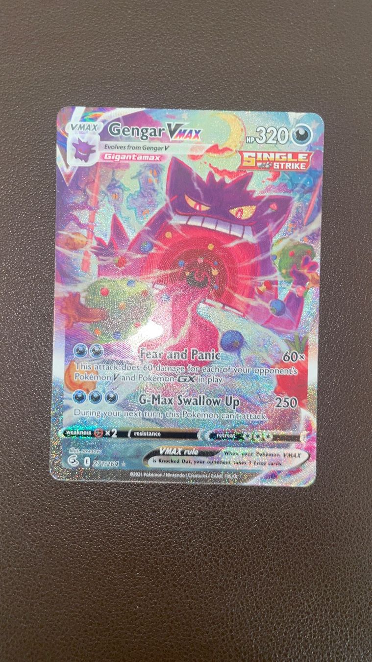 Pokémon Carte collezionabili: Pokemon Gengar VMAX Alt Art – Usato da Oetwil am See venduto da Push_Pull_Leg
