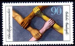 ENTWICKLUNGSZUSAMMENARBEIT 4 HÄNDE ** POSTFRISCH ** - HE145