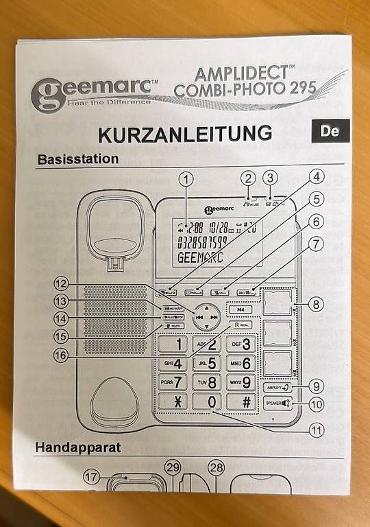 Téléphones: Geemarc Amplidect 295 – D'occasion à Zufikon par Extra1ch 2
