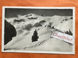1944 Flumserberg aufstieg zum Maskenkamm u. Zieger