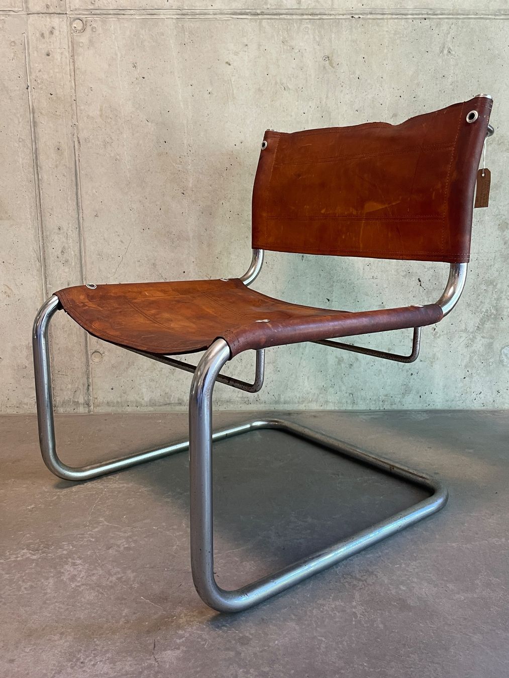 Poltrone: Freischwinger-Stuhl Vintage-Designklassiker, – Usato da Zürich venduto da starch.studio 2