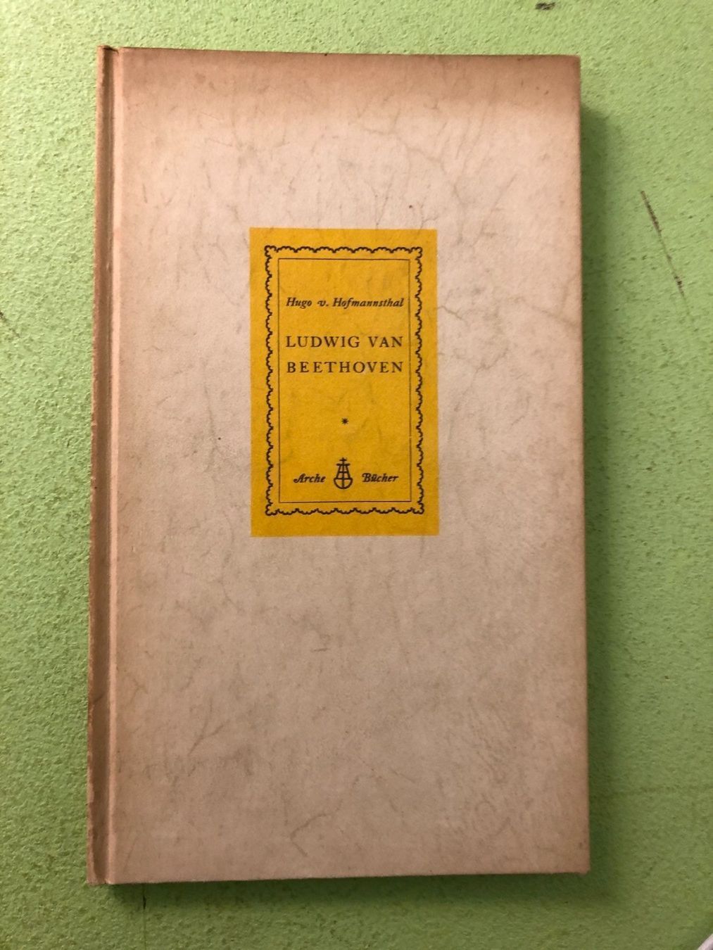 Libri: Hugo v. Hofmannsthal: Beethoven. Rede – Usato da Zürich venduto da allp