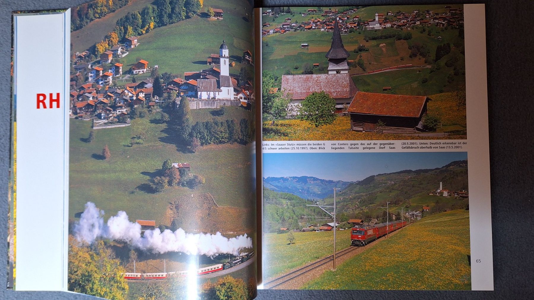 Libri: Rhätische Bahn Eisenbahnerlebnis in Graubünden – Usato da Haslen AI venduto da JEPIZU 1
