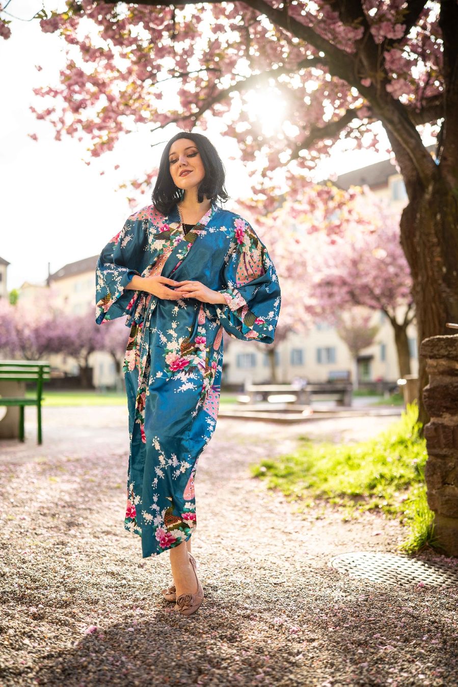 Kimonos: Floral Kimono Robe Babeyond S – Gebraucht aus Mägenwil von VintageGirly 3
