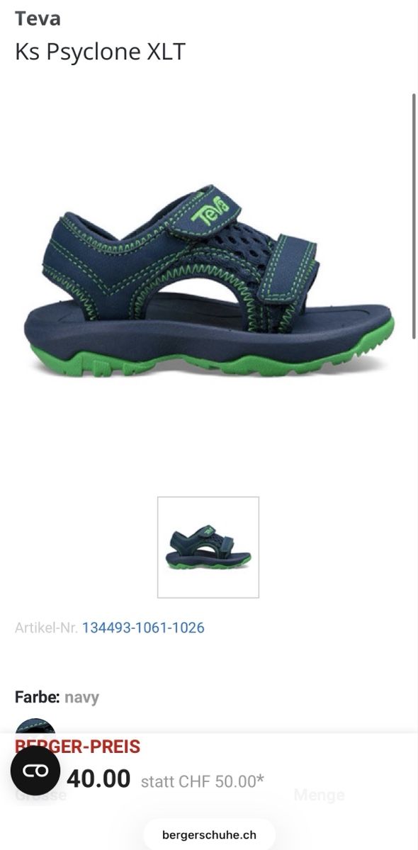 Teva Scarpe per ragazzi: Teva Sandal Gr. 21 – Usato da Mühlau venduto da mat_zzj2 1