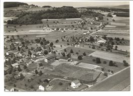 Widen - Mutschellen (AG) Bezirk Bremgarten Flugaufnahme 1962