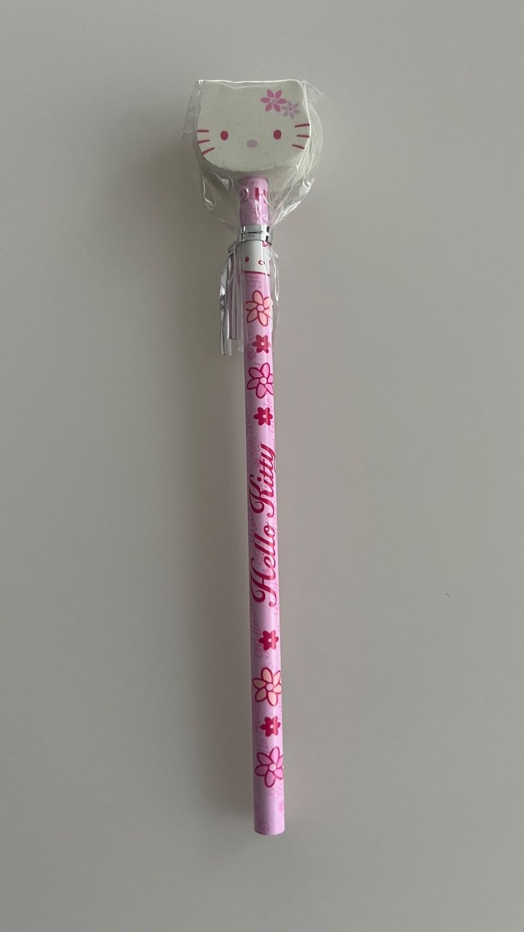 Matite, matite colorate & gessi: Hello Kitty Bleistift mit Radiergummi, neu, originalverpackt – Nuovo e nell'imballaggio originale da Kehrsatz venduto da Louvitesse 1