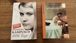 2 Bücher 3096 Tage und Schwestermutter guter Zustand