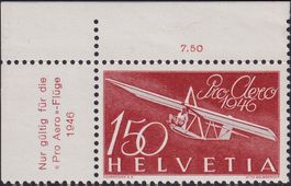 1946, F41 Pro Aero-Marke tadellos postfrisch. Kat: 50.-