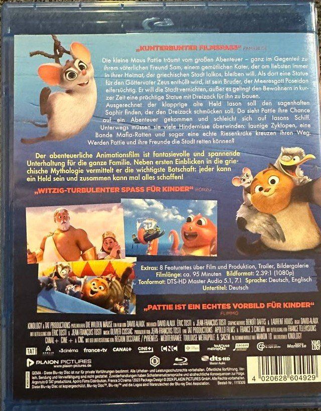 Tutti i DVDs: Die Wilden Mäuse Blu-ray – Usato da Beringen venduto da Mantafisch1 1