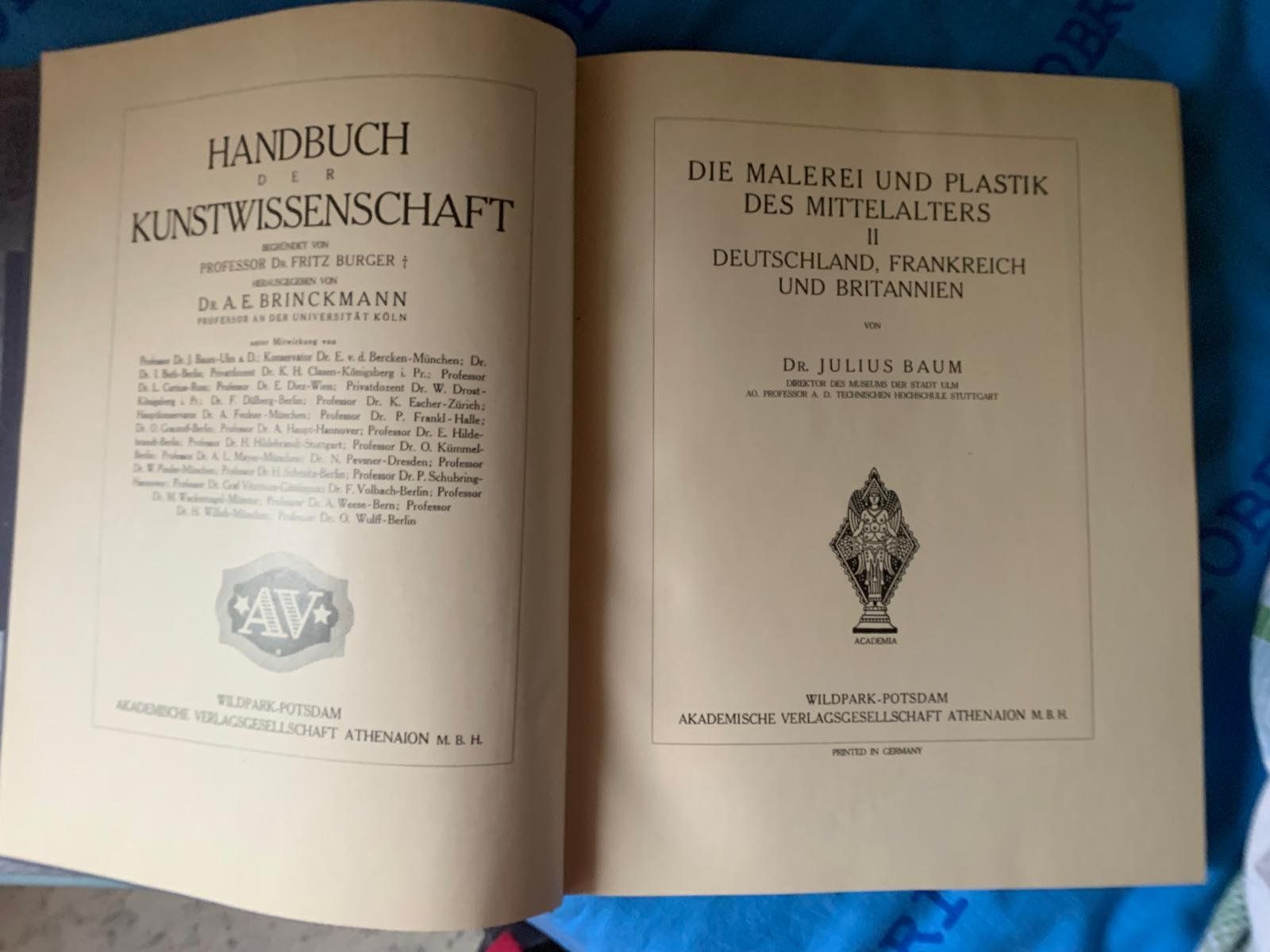 Bücher: Originales Jugendstilbuch H. d. Kunstwissenschaft – Neu (gemäss Beschreibung) aus Unteraegeri von schlauer2003 1
