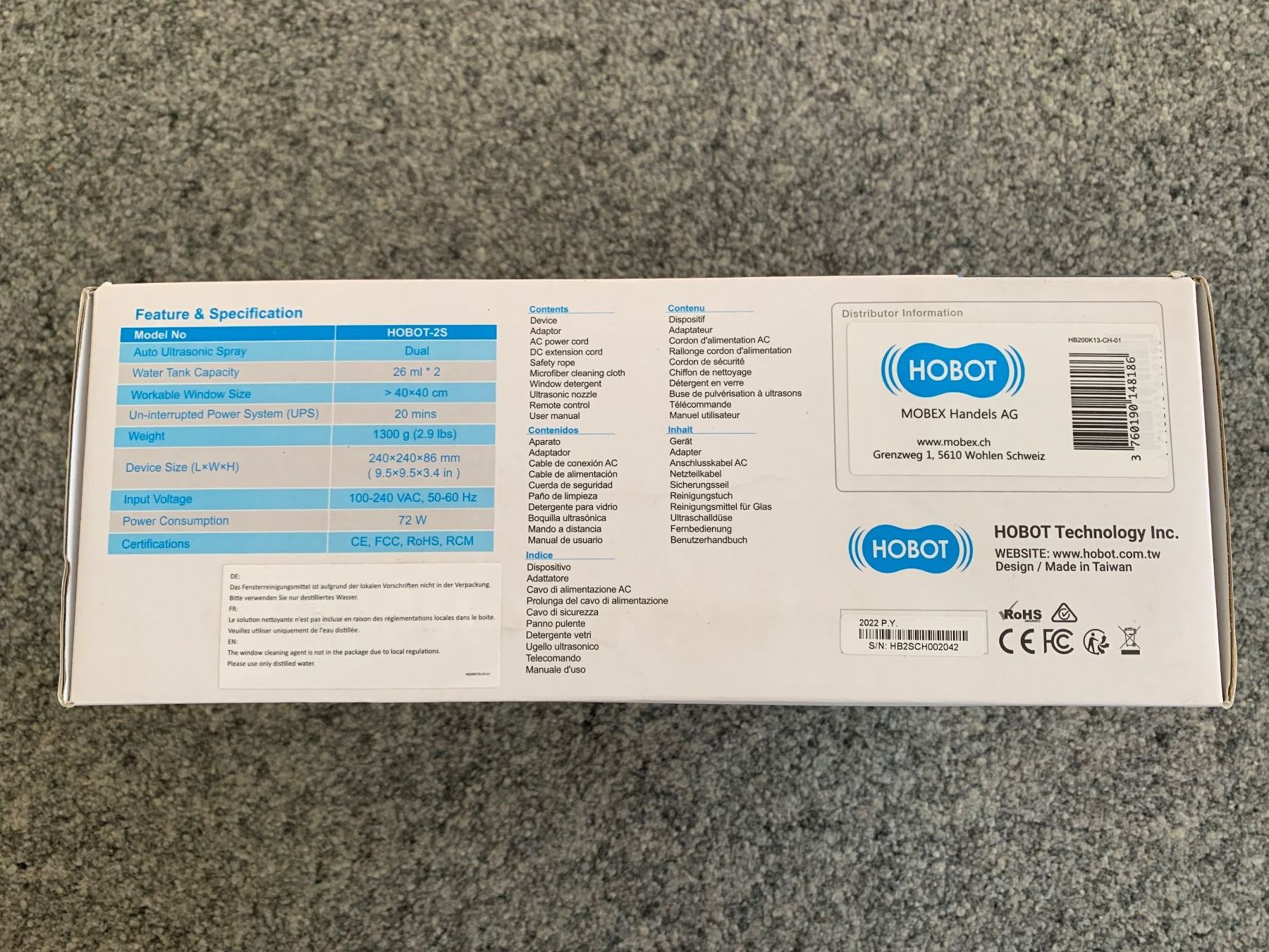 Hobot Altro per la casa: Hobot 2S Fensterputzroboter - Neuwertig – Usato da Freidorf TG venduto da DOSE61 5