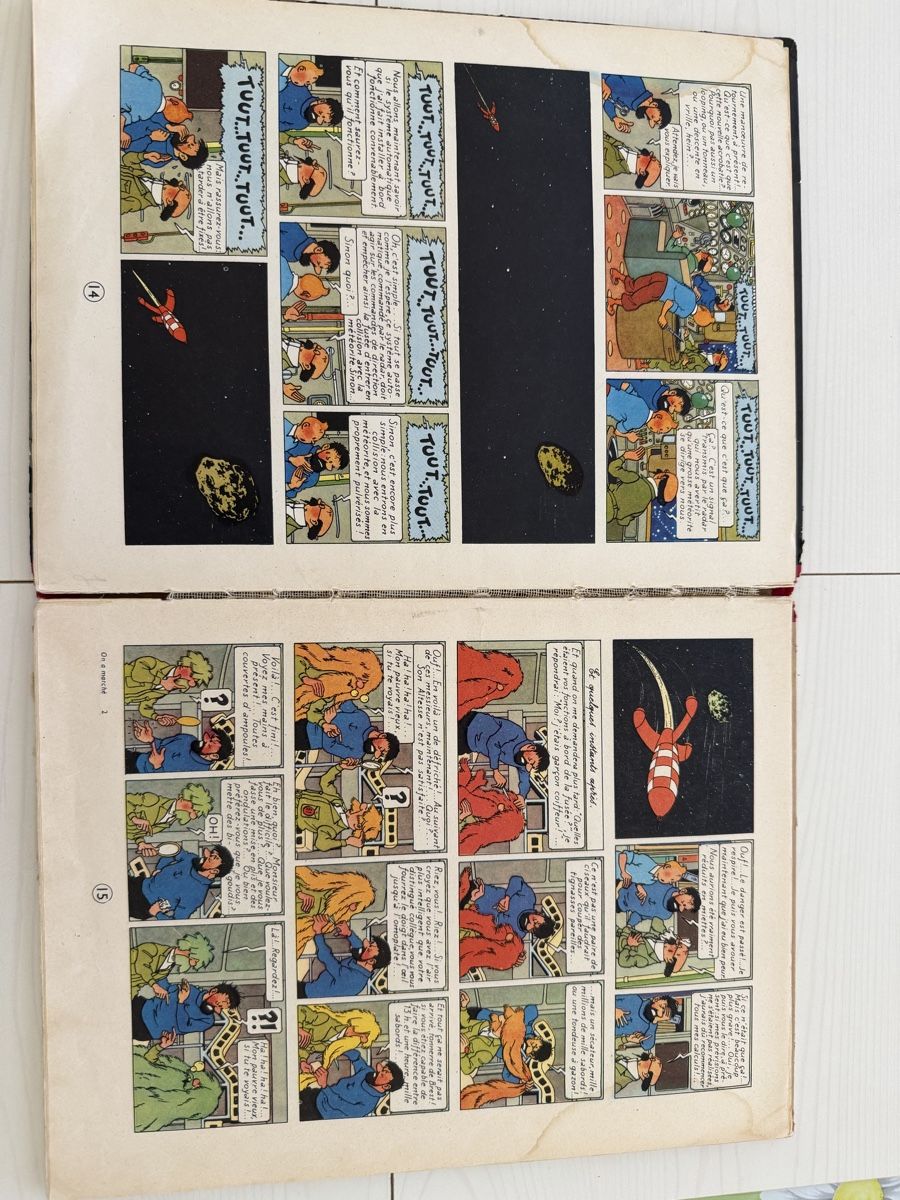 Fumetti: TINTIN : On a marché sur la Lune – Usato da Savigny venduto da Matgab94 9