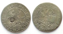 SCHAFFHAUSEN Örtli 1657 m. Gegenstempel Silber