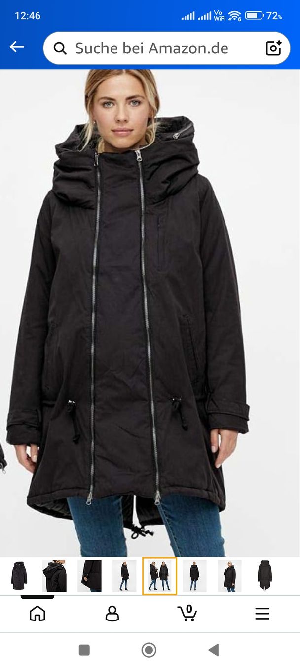 Mamalicious Giacche: Umstandsjacke für Winter: Mama licious Jacket Damen blau S – Usato da Pfäfers venduto da Gadonis 4