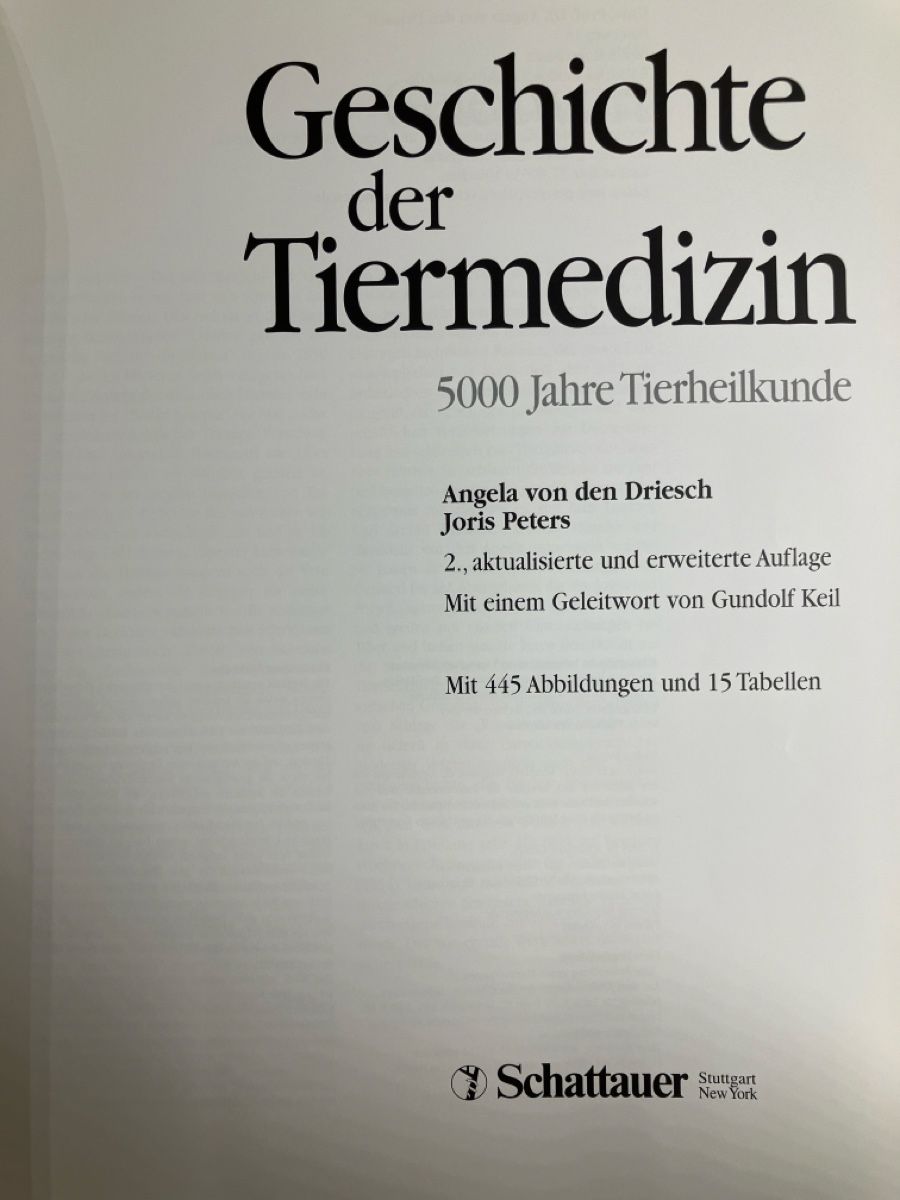 Libri: Buch Geschichte der Tiermedizin – Nuovo (secondo la descrizione) da Erlenbach im Simmental! venduto da Simmentaler-Perlen 3