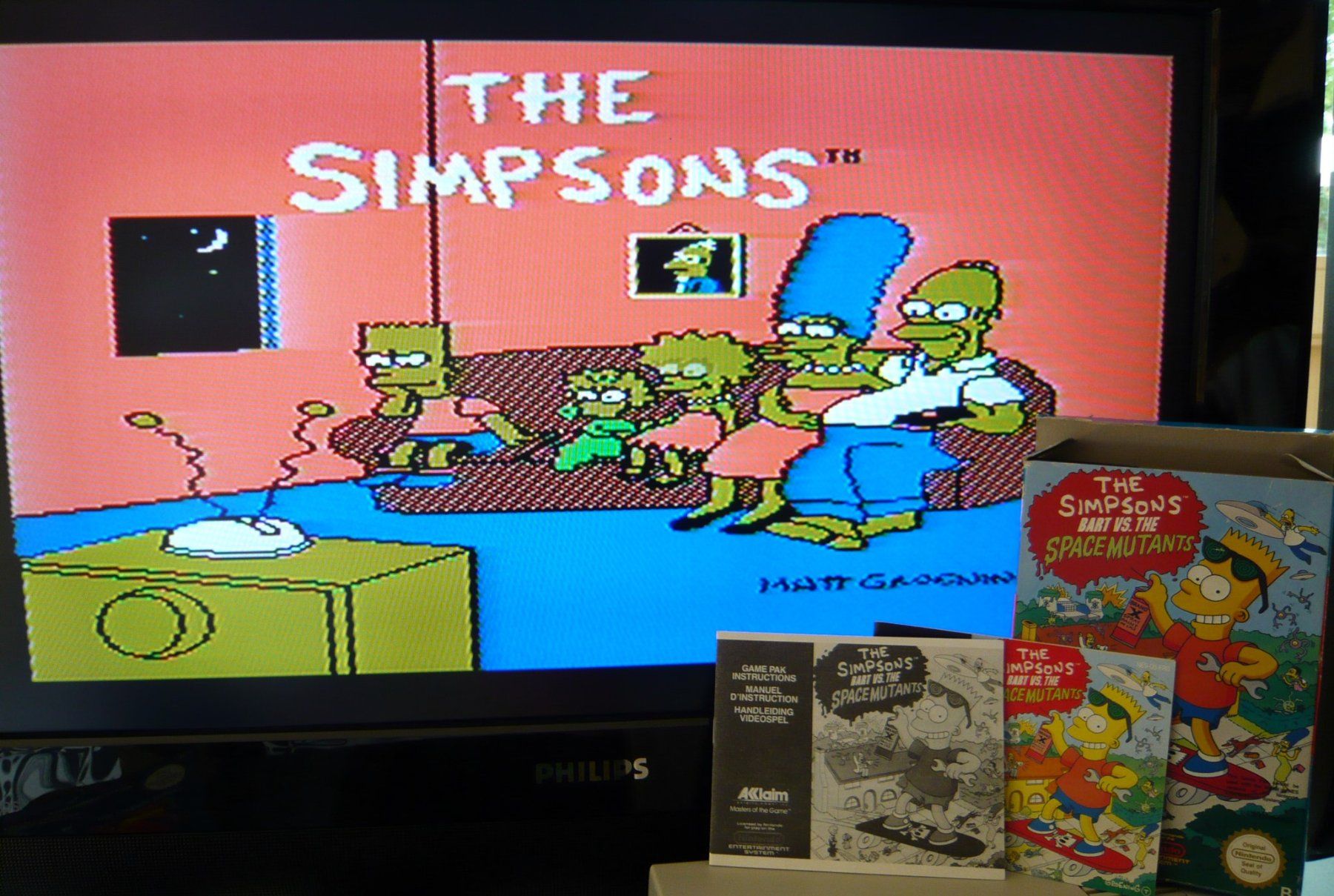Nintendo Giochi: NES :Simpsons, Bart vs the Space Mutants, CIB, Top état ! – Usato da Onex venduto da Jaguar1986