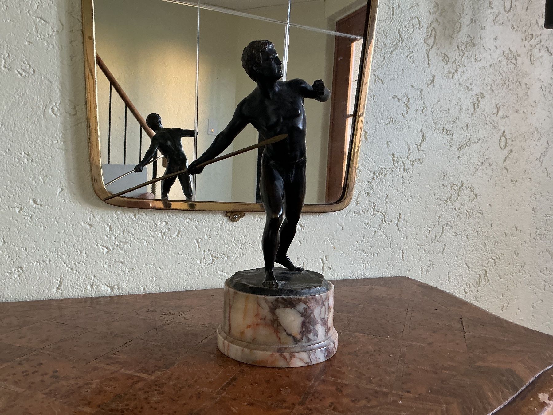 Sculture & Statue: Bronze Speerwerfer Georg Schrimpf 1910 – Usato da Bern venduto da vielerart