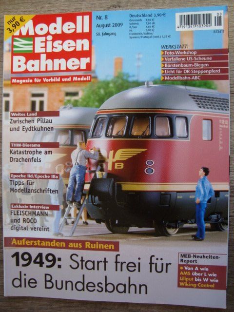 Riviste & Magazine: Modelleisenbahner Nr. 8 August 2009 – Nuovo (secondo la descrizione) da Thun venduto da Abigboss