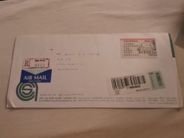Rare Enveloppe de Thailande, Affranchissement Vintage 2002!