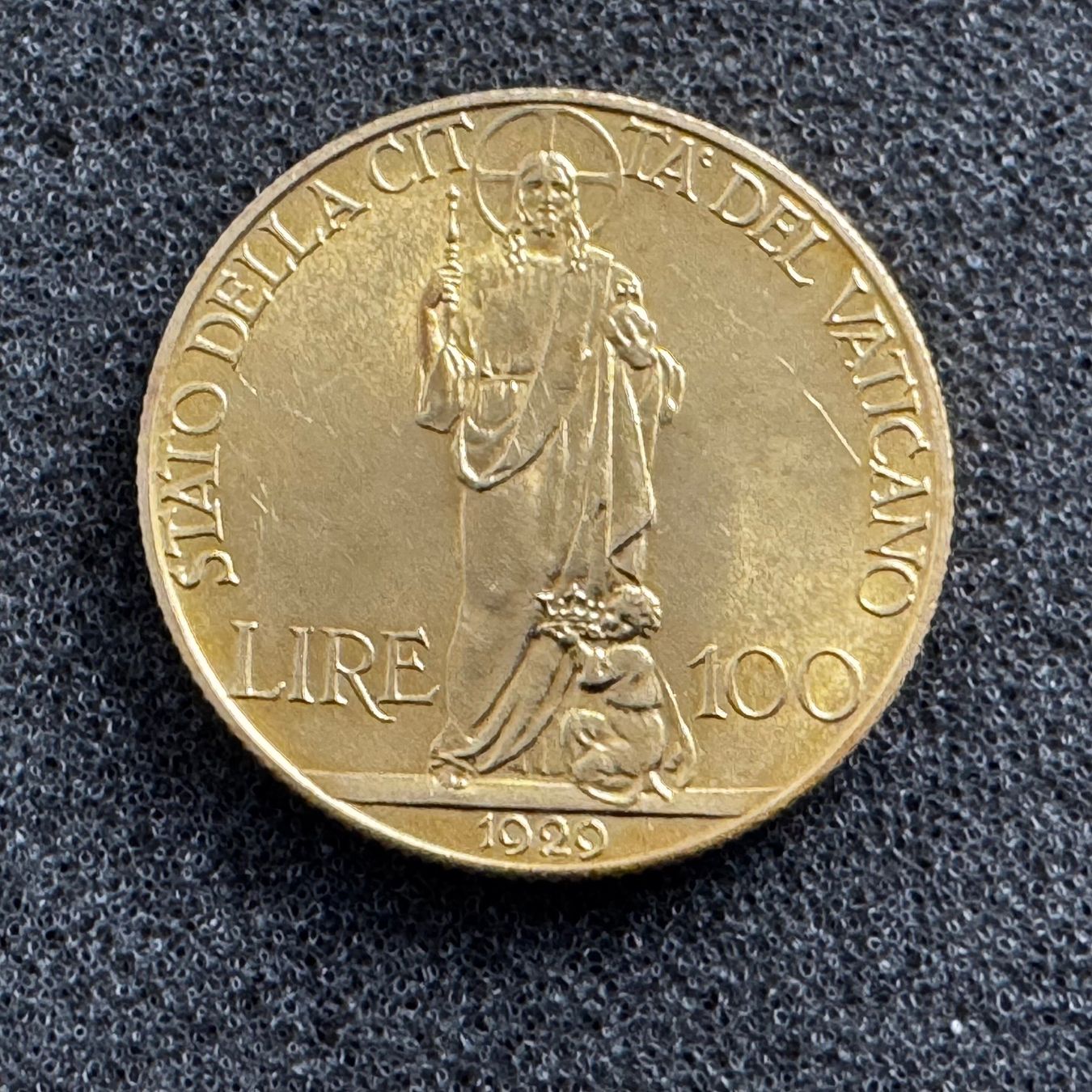 Tutti le monete: 100 Lire Gold Vatikan 1929 – Usato da Reitnau venduto da tb-muenzen