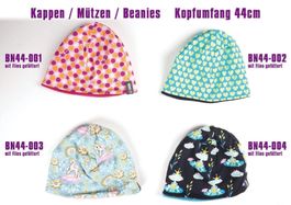 Beanies / Kappen / Mützen Grösse 44