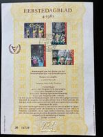 Niederlande 1981 - Kinderbriefmarken auf Ersttagsblatt