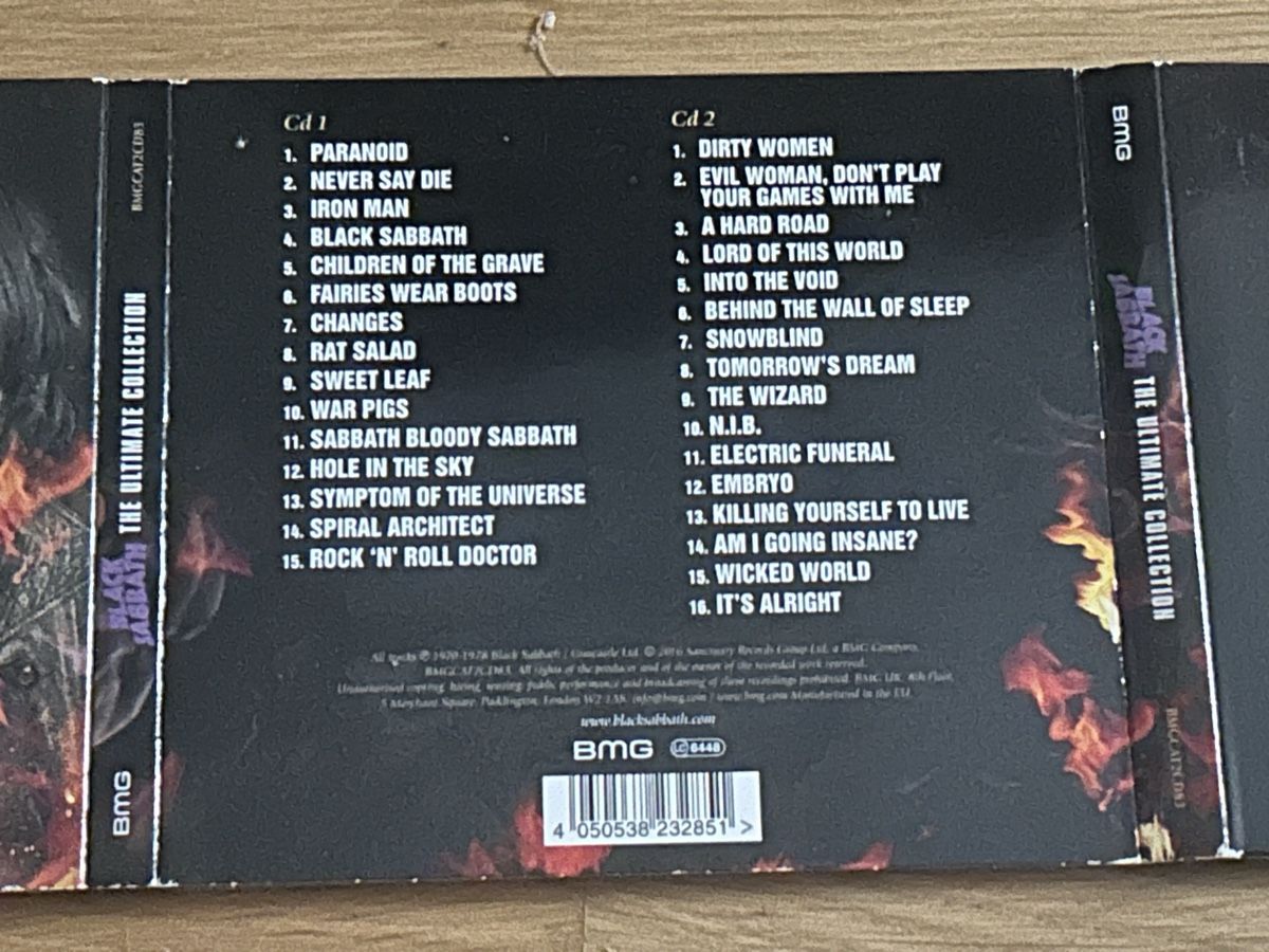 CD: Black Sabbath. Doppelalbum CD. The Ultimate Collection  – Nuovo (secondo la descrizione) da Faulensee venduto da Mizuno06 3