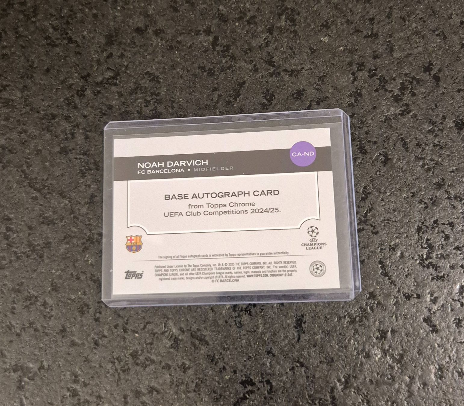 Topps Carte collezionabili: Noah Darvich RC /250 Autogramm - Barcelona - Topps – Nuovo (secondo la descrizione) da Burg AG venduto da Danoe 1