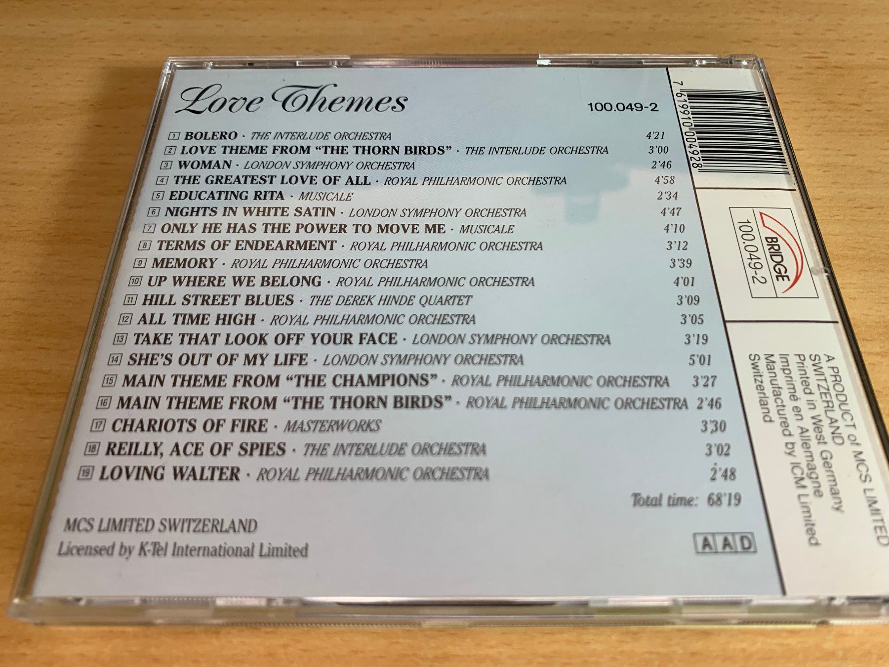 CD: Various – Love Themes – Usato da Rikon im Tösstal venduto da Alpenmutz 1