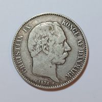 2 Kroner 1876 Dänemark