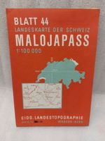 Karte der Schweiz, Maloja-Pass 1:100.000, Topografisch 1964