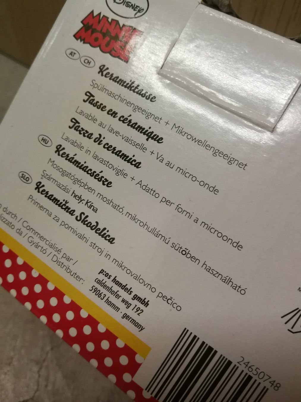 Tazze: Keramiktasse "Minnie Mouse" – Nuovo e nell'imballaggio originale da Zürich venduto da Dual-Input 1