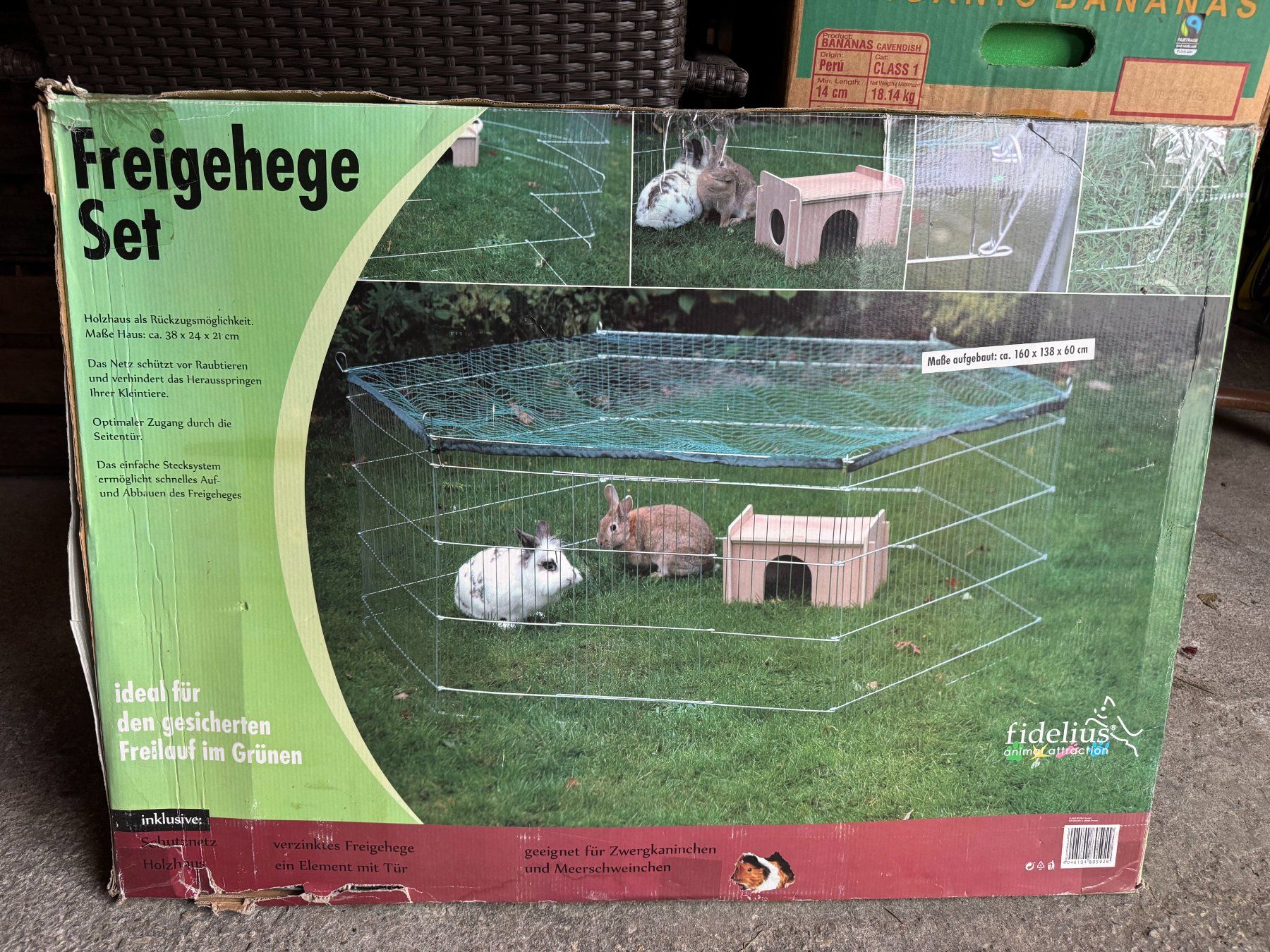 Käfige, Transport & Sicherheit: Barrière/cage extérieure pour lapins/cochons d'indes – Gebraucht aus Engollon von Winters91