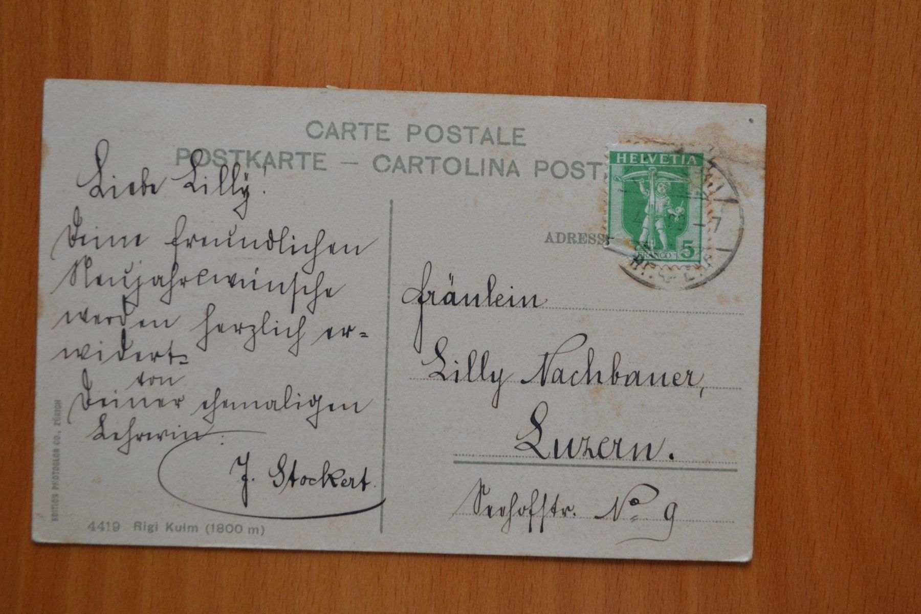 Cartes postales: AK Rigi Kulm – D'occasion à Beinwil am See par kajak55 1