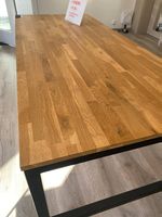 Table chêne/métal
