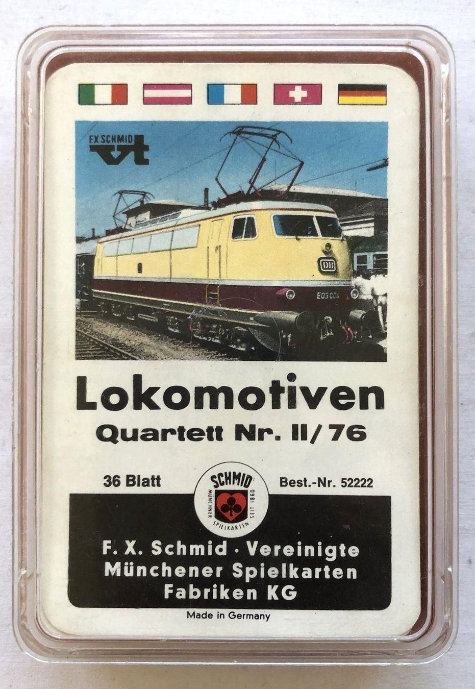 Giochi: Quartett - LOKOMOTIVEN - 1966 – Usato da Schaffhausen venduto da durruti