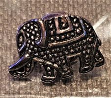 A210 - Globus Glücks Elefant  versilbert